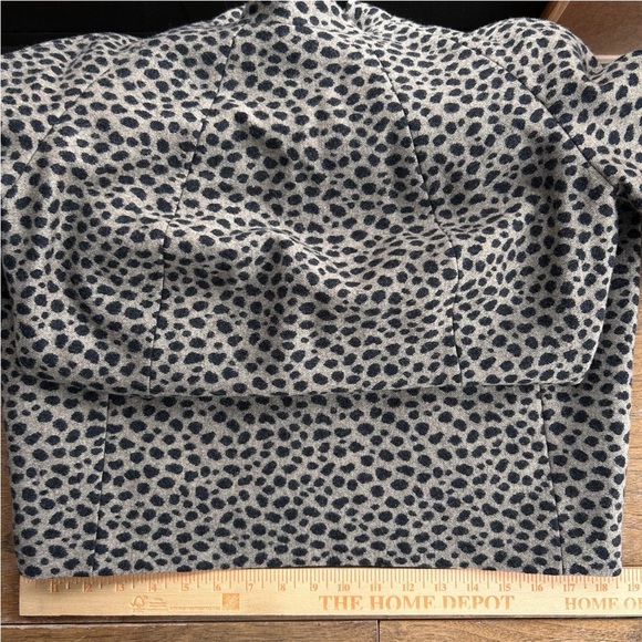 Akris Wool Sheath Midi Dress Women's Size 12 Leopard Print Silk Lined Luxurious - Picture 12 of 16
